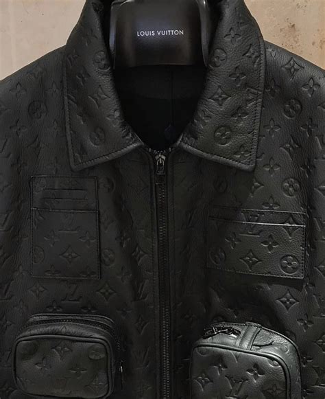 black louis vuitton harrington jacket|black LOUIS VUITTON Men Jackets .